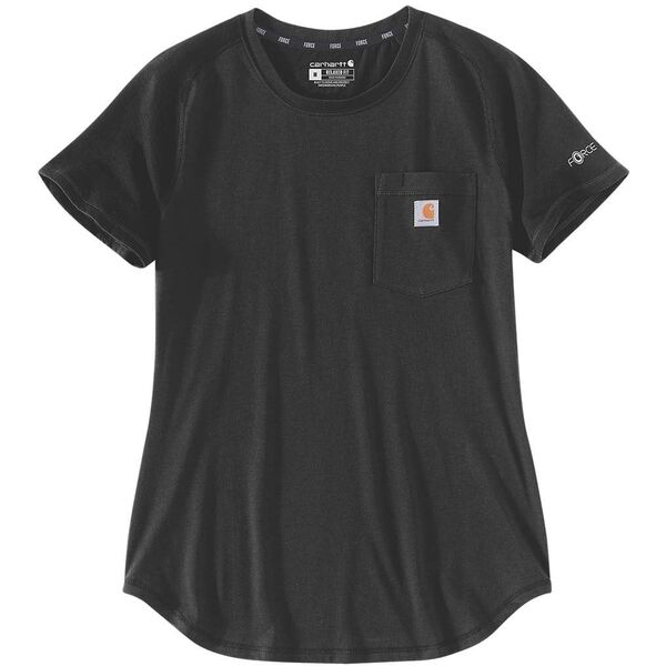 Carhartt Koszulka Carhartt Force Midweight Pocket Black