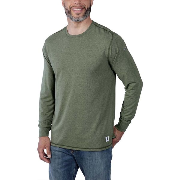 Carhartt Koszulka Carhartt LWD LongSleeve CHIVE HEATHER