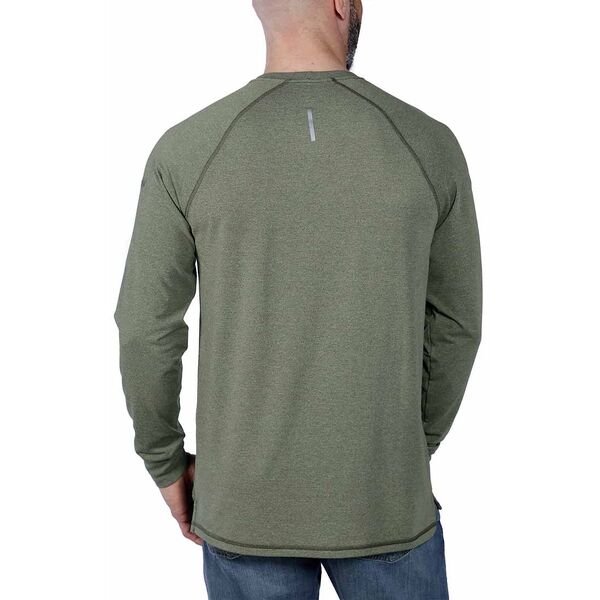 Carhartt Koszulka Carhartt LWD LongSleeve CHIVE HEATHER