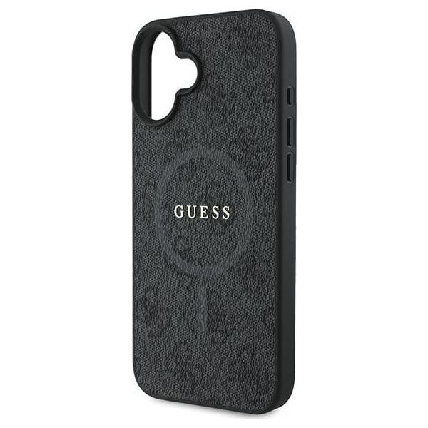 Guess Guess GUHMP16MG4GFRK iPhone 16 Plus 6.7" czarny/black hardcase 4G Ring Classic Logo MagSafe
