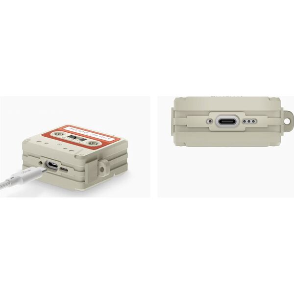 Elago Elago AirPods 4 Casette Tape Hang Case - etui do AirPods 4 - Gwarancja bezpieczeństwa. Proste raty. Bezpłatna wysyłka od 170 zł.
