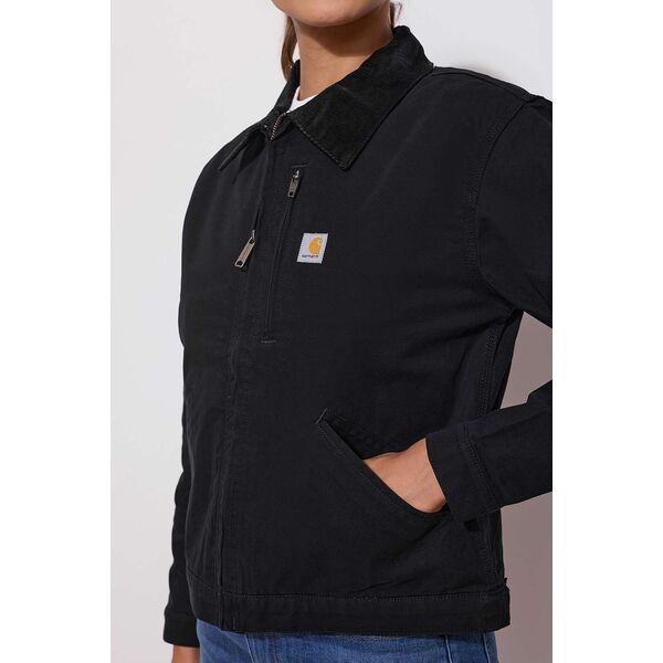 Damska Kurtka Carhartt Detroit Rugged Canvas Black