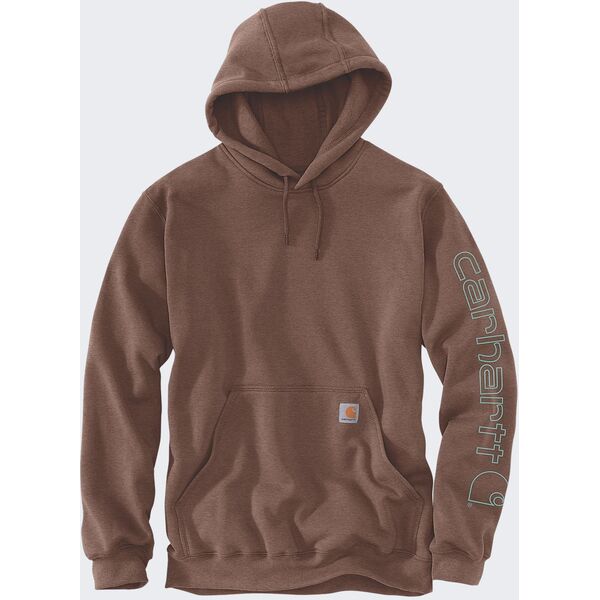 Bluza Carhartt Midweight Logo Sleeve Mocha