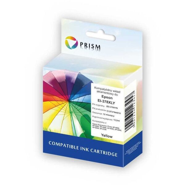 PRISM Epson Μελάνι 378XL Κίτρινο T3794 830σελ. 13,2ml XP-1500 100% Νέο