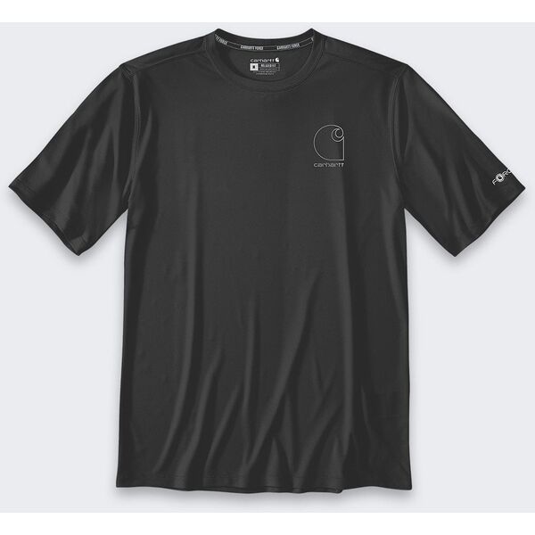Koszulka Sun Defender Lightweight Logo SS Black