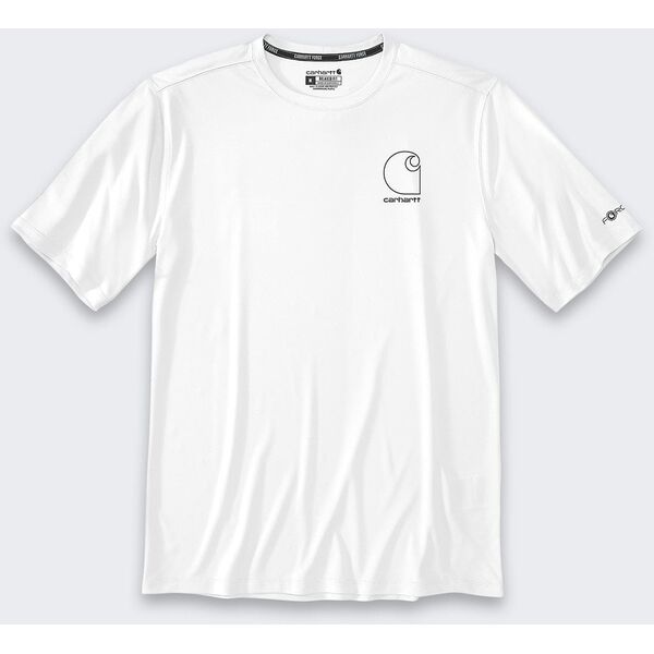 Koszulka Sun Defender Lightweight Logo SS White