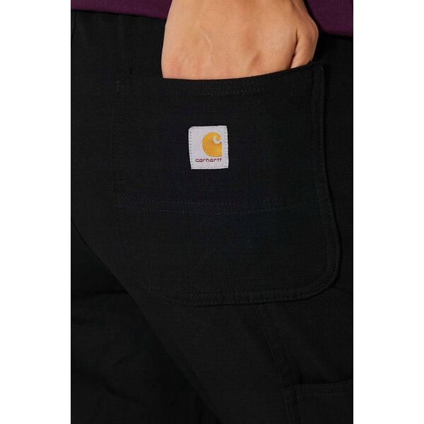 Damskie Spodnie Carhartt Force RipStop Black