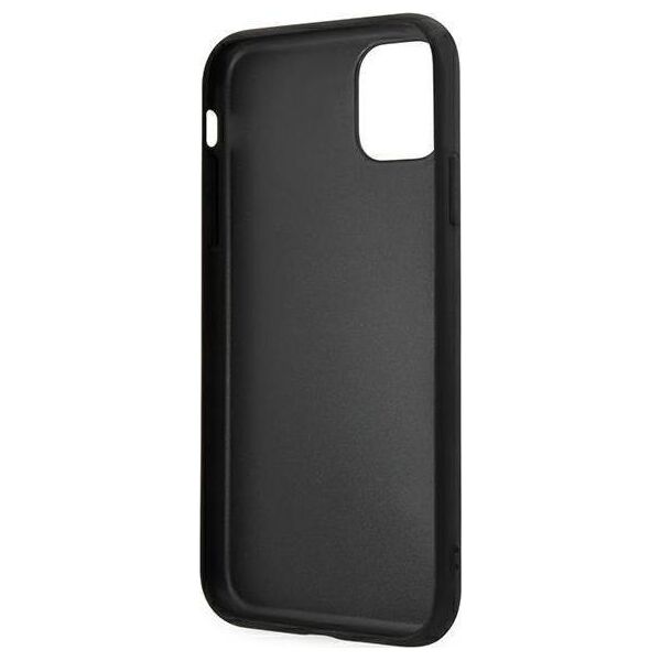 Guess Guess GUHCN61G4GFGR iPhone 11 6,1" szary/grey hard case 4G Metal Gold Logo