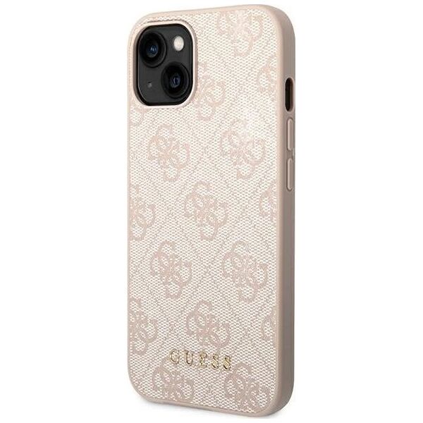 Guess Etui Guess GUHCP14SG4GFPI Apple iPhone 14 różowy/pink hard case 4G Metal Gold Logo