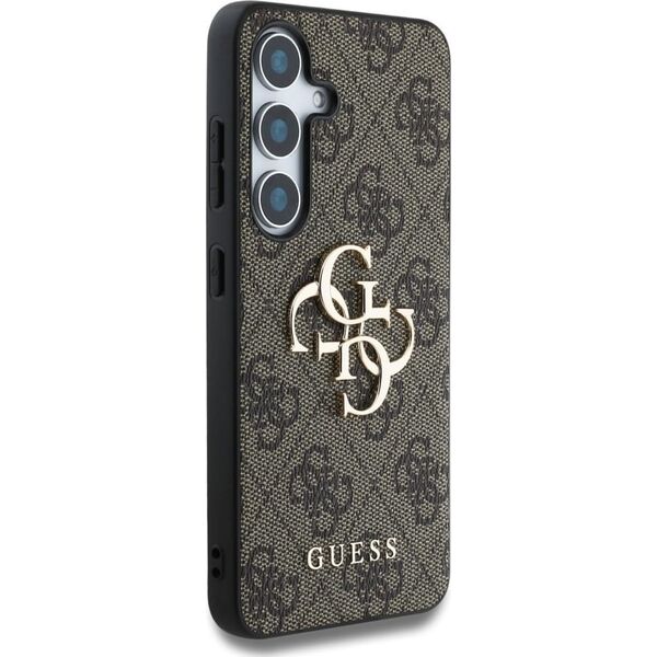 Guess Big 4G Logo Classic Logo Case for Samsung Galaxy S25 Plus Brown