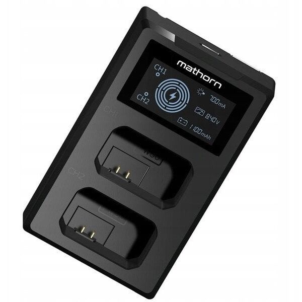 Διπλός φορτιστής Mathorn MBC-D120 USB-C για Sony NP-FW50