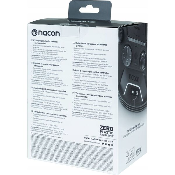 BigBen Nacon Multi Charge Stand μαύρη - Σταθμός φόρτισης για χειριστήριο