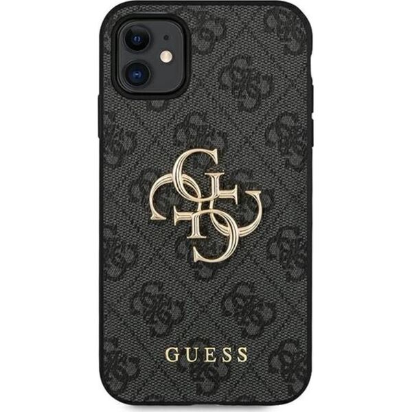 Guess Guess GUHCN614GMGGR iPhone 11 6,1" szary/grey hardcase 4G Big Metal Logo