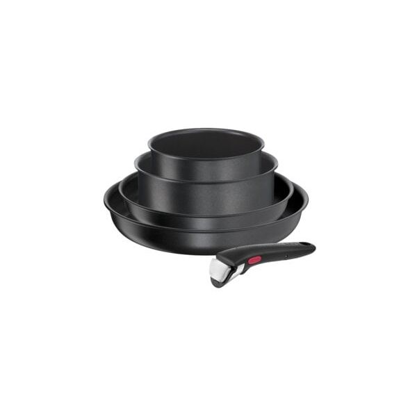 Σετ μαγειρικών σκευών Tefal Ingenio Daily Chef 5 τεμαχίων - Κατσαρόλες και τηγάνια + λαβή