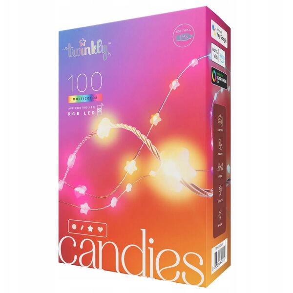 Twinkly Candies LED TWKS100RGB-T
