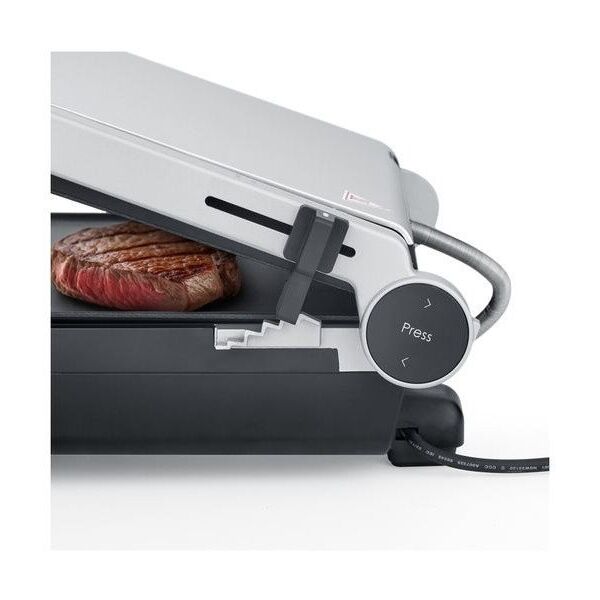 Caso Διπλή Επαφή Γκριλ με Θερμοέλεγχο | SteakMaster Pro | Γκριλ επαφής | 2000 W | Ανοξείδωτο Ατσάλι/Μαύρο