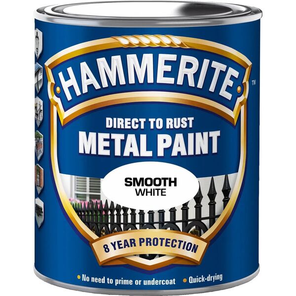 Hammerite Γυαλιστερό Βερνίκι - Λευκό - 750 ml.