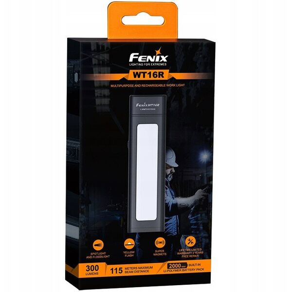 Fenix   WT16R work lamp, 300 lm
