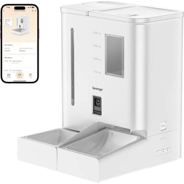 Έξυπνη ταΐστρα τροφίμων Sponge Pet Feeder DUAL