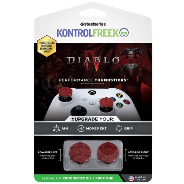 KontrolFreek Diablo IV Xbox One/ Xbox Series X/S 2 τεμ. κόκκινο - Κάλυμμα για κουμπιά
