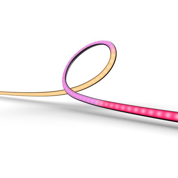 Philips Hue Play Gradient PC Lightstrip 3x 24''-27'' + Hue Bridge μαύρο/λευκό - Έξυπνη LED ταινία Hue Gradient PC strip 3x 24''-27'' + γέφυρα