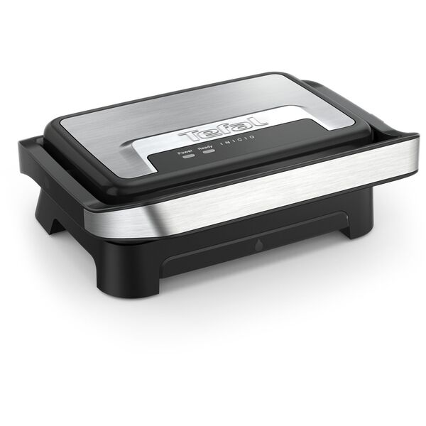 Ηλεκτρική σχάρα Tefal Inicio Compact 1000 W από ανοξείδωτο ατσάλι