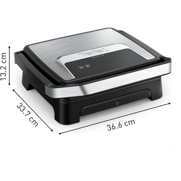 Ηλεκτρική σχάρα Tefal Inicio 2000 W από ανοξείδωτο χάλυβα