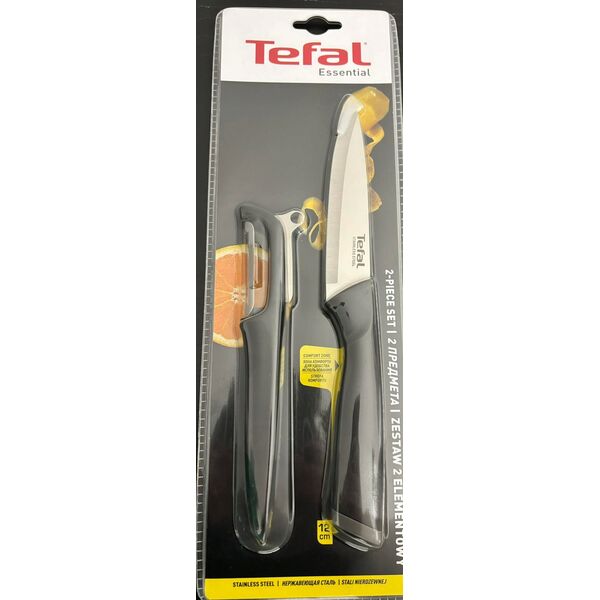 Tefal Essential 2 τεμ. μαύρο - Σετ μαχαιριών