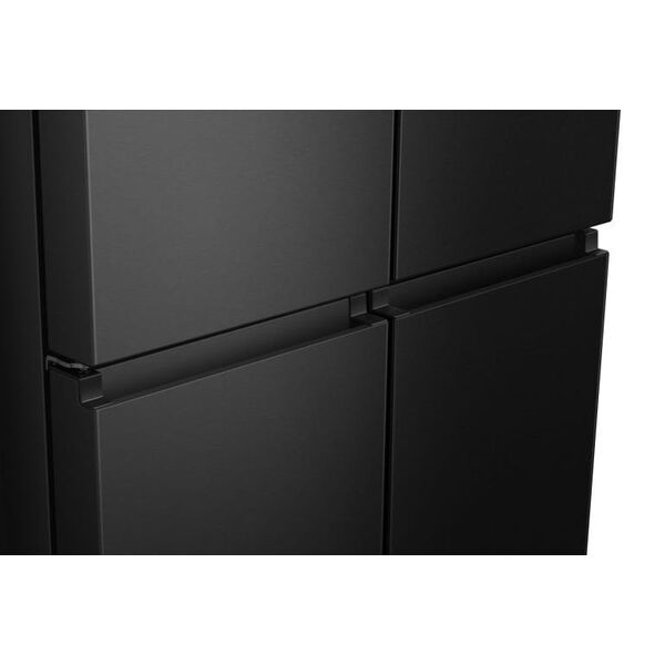Hisense Cross Door No Frost 483 L ύψος 179 cm μαύρο - SBS Ψυγείο
