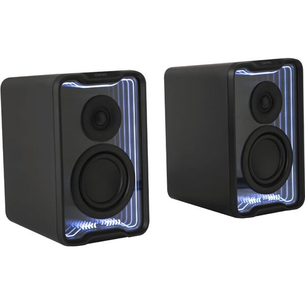 Επιτραπέζια ηχεία Edifier QR30 μαύρο Bluetooth, RGB λιανική