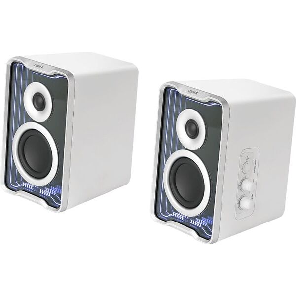 Edifier QR30 Επιτραπέζια ηχεία λευκό   Bluetooth,RGB λιανική