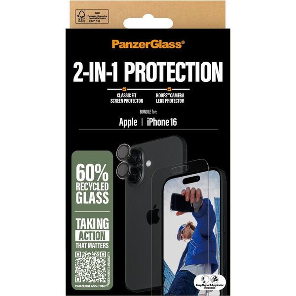PANZERGLASS 2-IN-1 BUNDLE