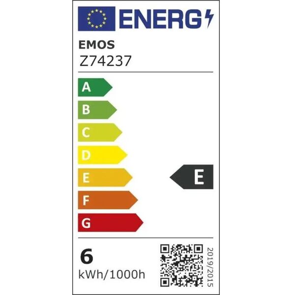 Emos Żarówka LED Emos Z74237 filament mini globe 6W E14 230V 2700K 806lm ciepła biel