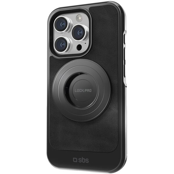 SBS LockPro case  iPhone 15 Pro  melna - Apvalks viedtalrunim SBS iPhone 15 Pro Lock Pro Smartphone case