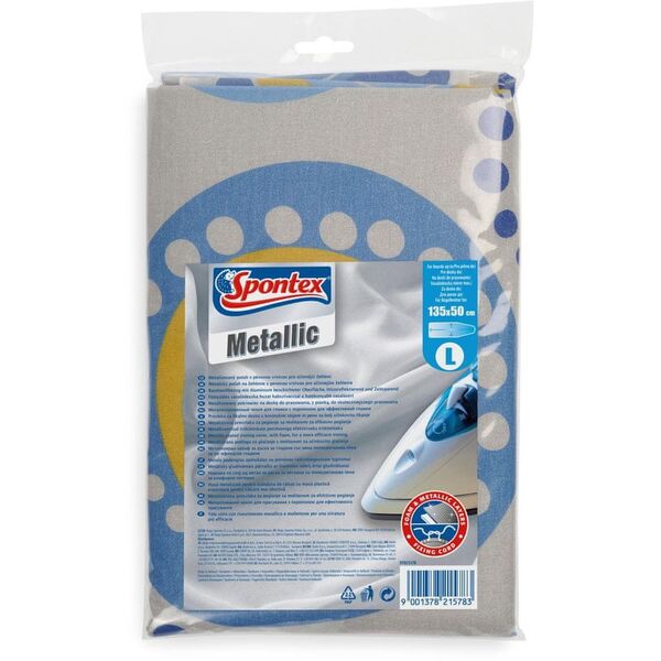 Κάλυμμα σιδερώματος Spontex SPONTEX Metallic, L, 135 x 50 cm
