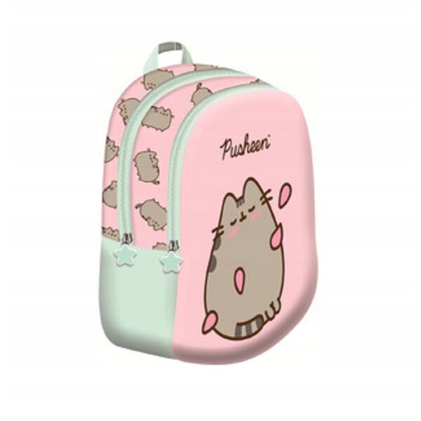 ΣΑΚΙΔΙΟ 23X28X13 1ΦΕΡΜ 3ΤΣΕΠΕΣ PUSHEEN MINT FOL