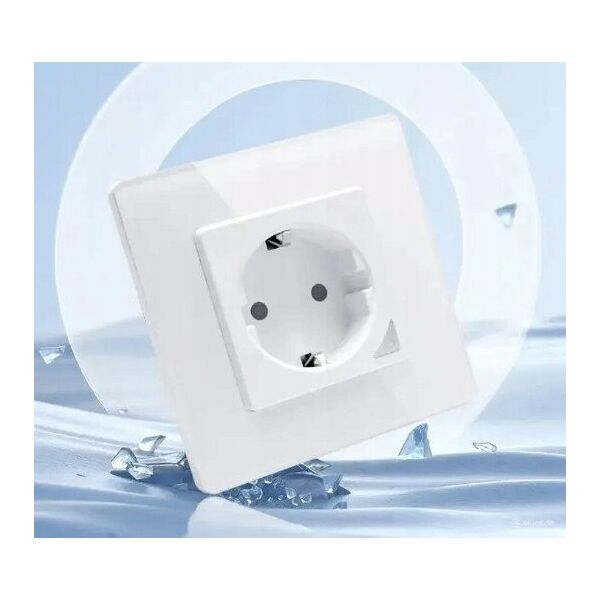 Extralink Smart Life Wall Socket Set Pro | Zestaw inteligentne gniazdko + ramka | Kolor Biały, 230V, WiFi