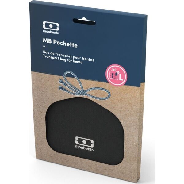 Monbento Monbento Pochette L Black Onyx czarny