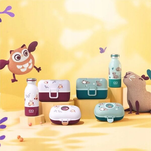 Monbento Monbento Owl Cooly Graphic bordowy