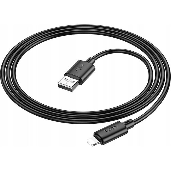 Kabel USB Hoco HOCO kabel USB A do Lightning 2,4A X88 1 m czarny