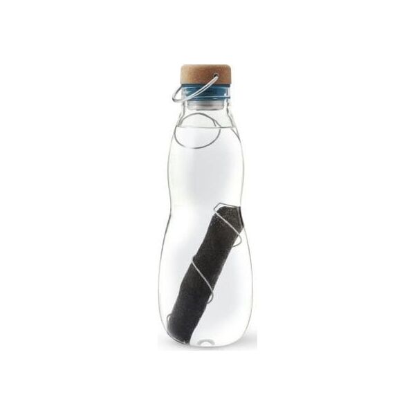 Black & Blum Butelka na wodę EAU GOOD w pokrowcu, morska / BLACK+BLUM