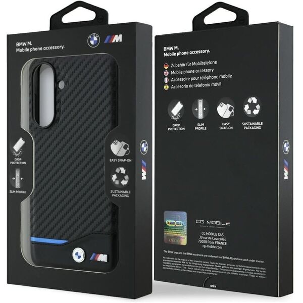 Θήκη BMW M Carbon για Samsung Galaxy A56 μαύρο