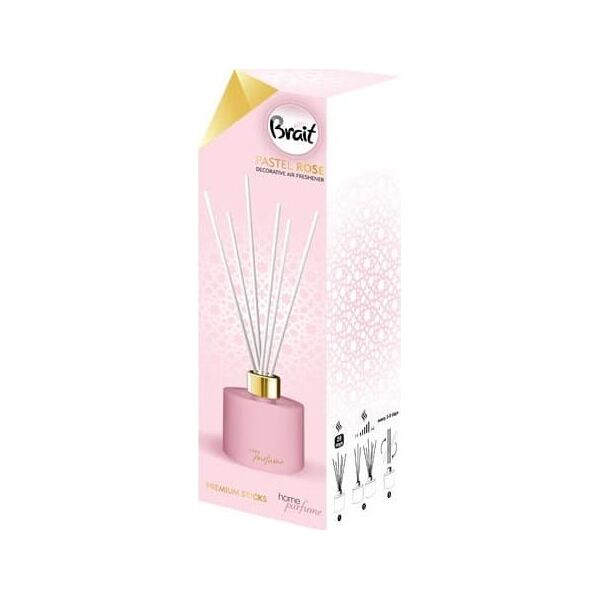 Brait Home Parfume Decorative Olejek zapachowy + patyczki Pastel Rose 100ml