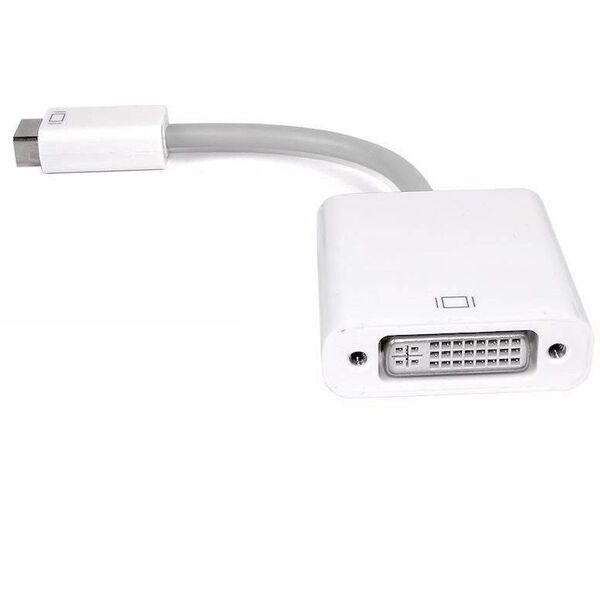 Adapter AV Qoltec DVI Mini - DVI-I biały (50517)