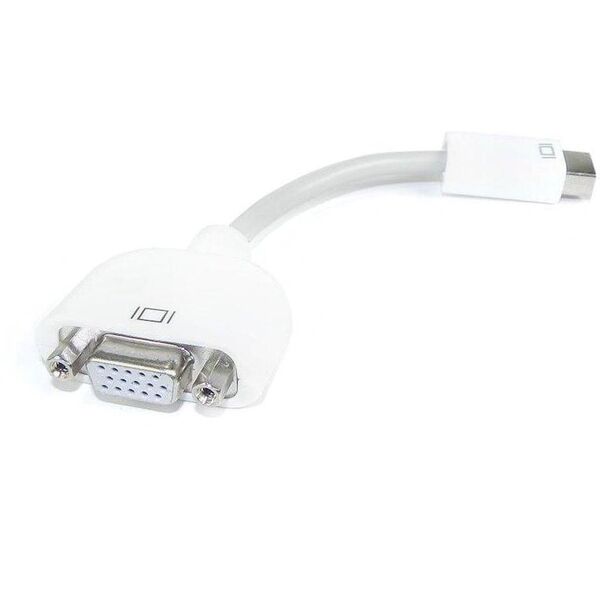 Adapter AV Qoltec DVI Mini - D-Sub (VGA) biały (50518)