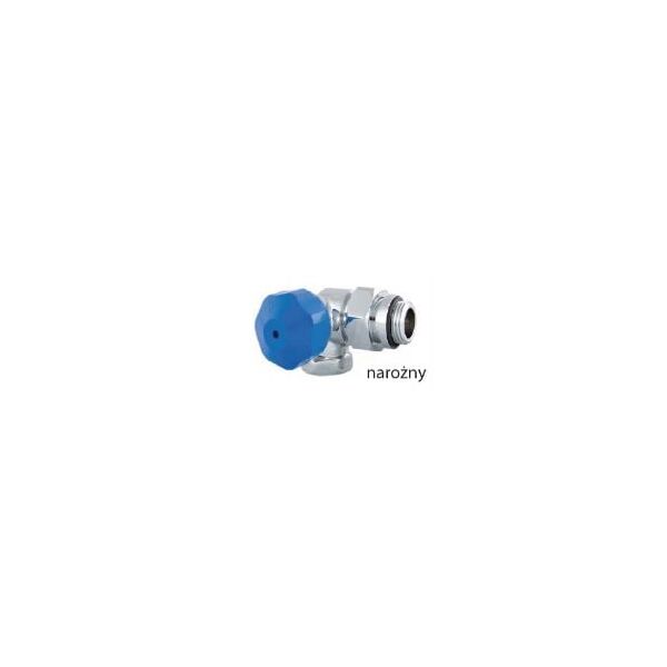 Red Zawór termostatyczny 1/2" x 3/4" narożny chrom lewy (90381586521)