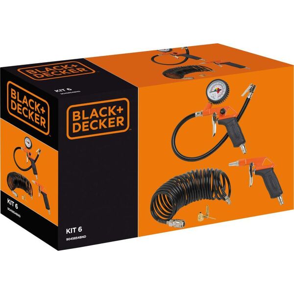 Black&Decker BLACK DECKER 6-częściowy zestaw akcesoriów do kompresora