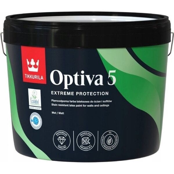 Tikkurila PAINTS OPTIVA MATT 5 BA 2.7L
