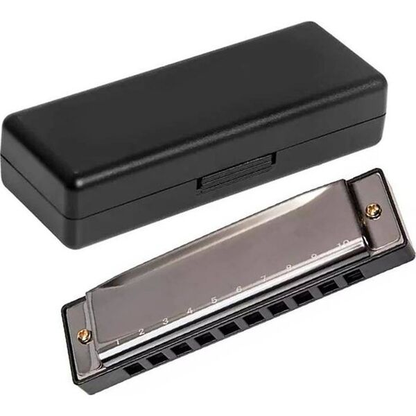 Aptel HARMONIJKA Instrument do nauki dla początkujących Ustna srebrna AG753