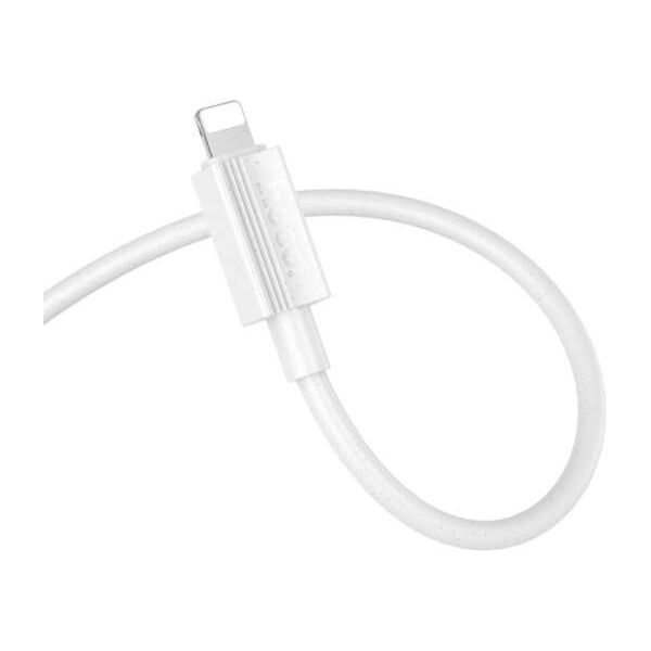 Καλώδιο USB Hoco HOCO καλώδιο USB A σε Lightning 2,4A X107 1 m λευκό